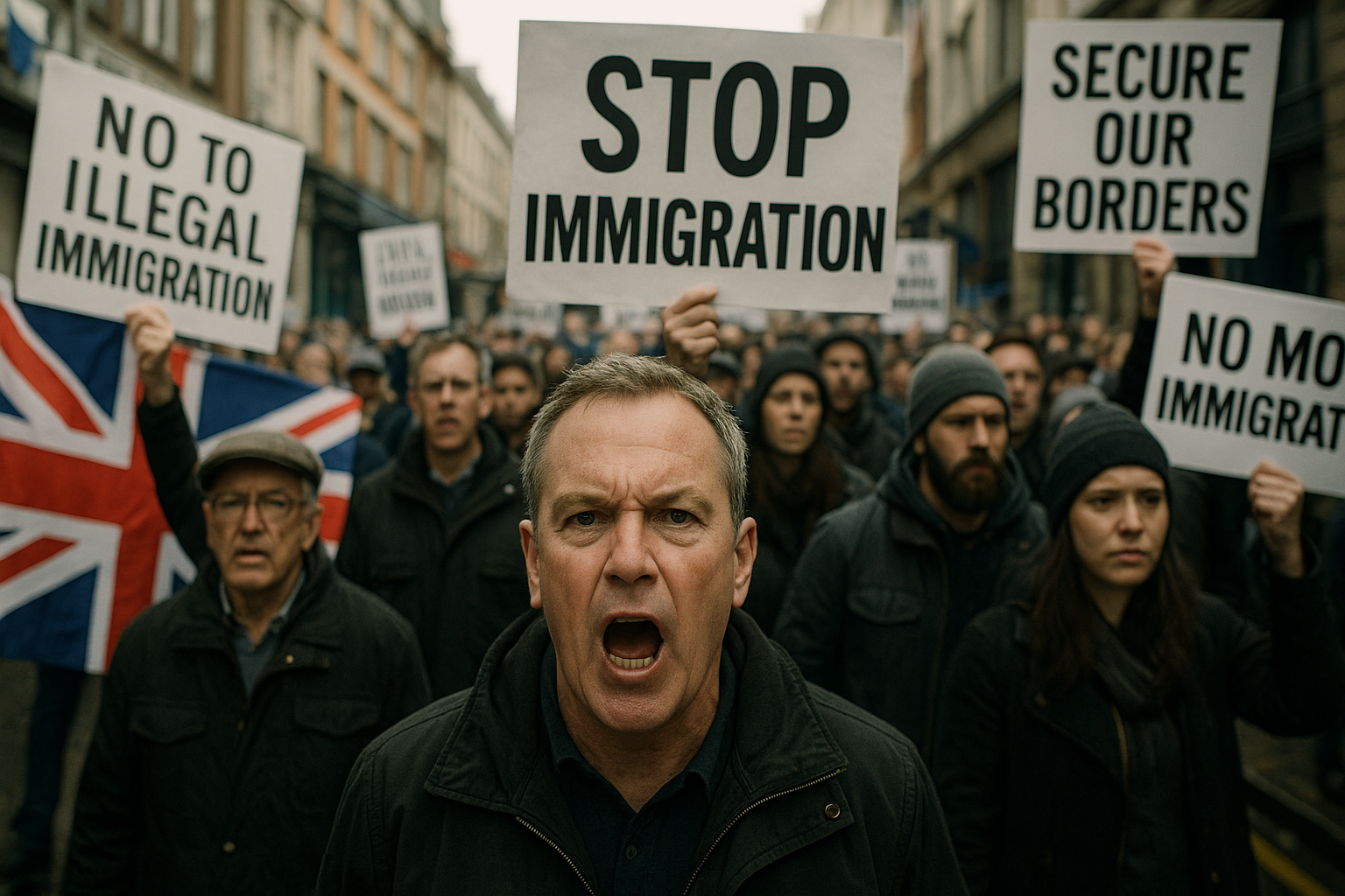 UK Immigration Protests 2025