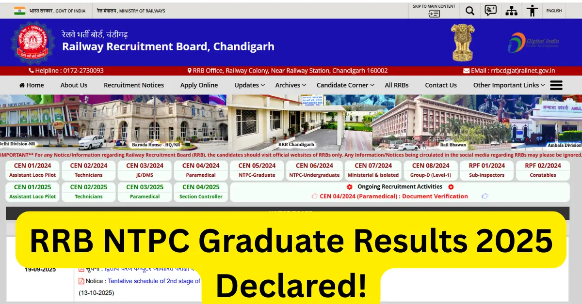 RRB NTPC Graduate
